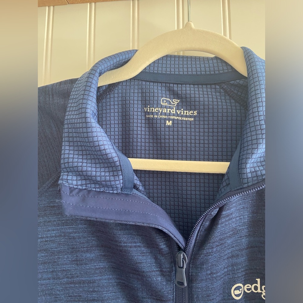Vineyard Vines Edgartown Martha’s Vineyard Performance Quarter Zip Long Sleeve M - Picture 7 of 7